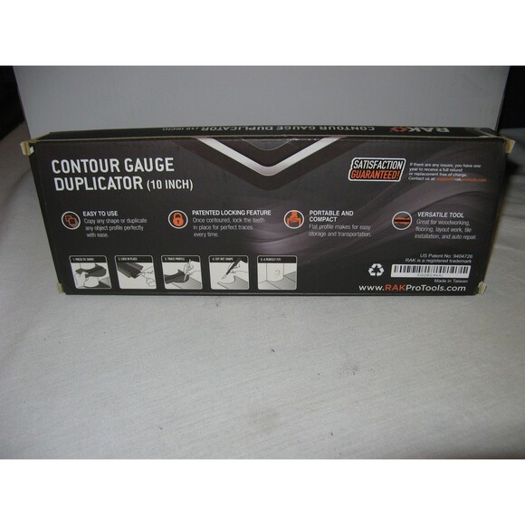 RAK Contour Gauge Shape Duplicator 10" Inch Lock Template Tool NEW - Picture 2 of 2